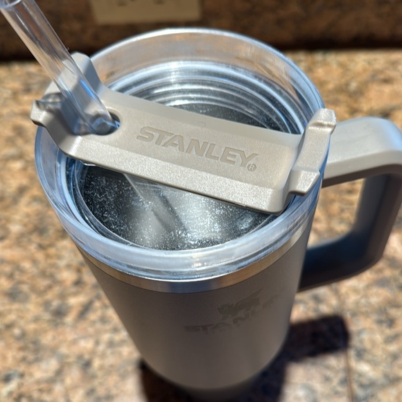 Stanley Matte Tan Travel Mug with Handle - Picture 2 of 3